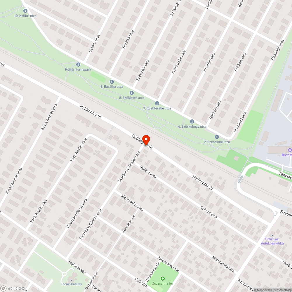 Sehol egy utcatábla bejelentés helye