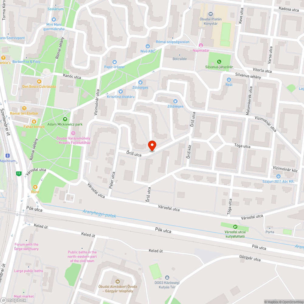 2. kátyú - Őrlő utca bejelentés helye