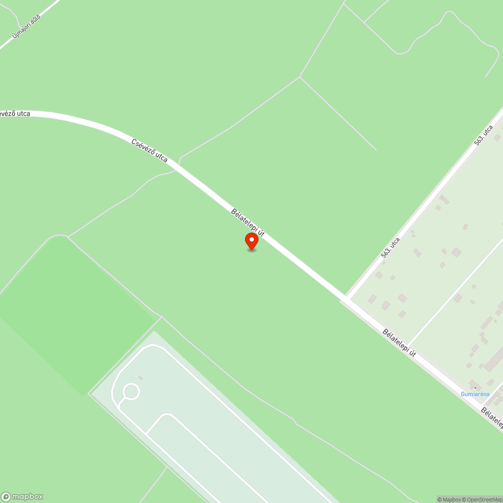 Kátyúzás félbehagyva bejelentés helye