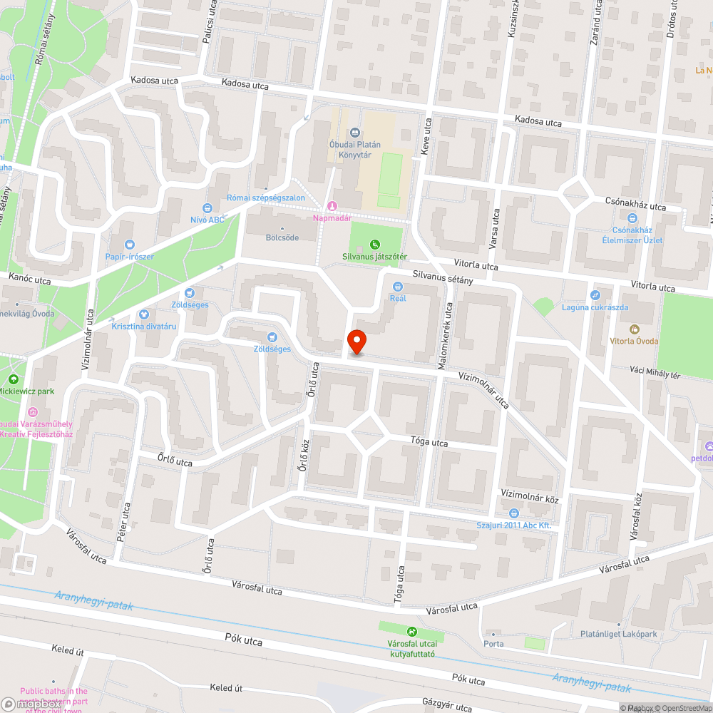 Aszfalt és zöldhulladék bejelentés helye