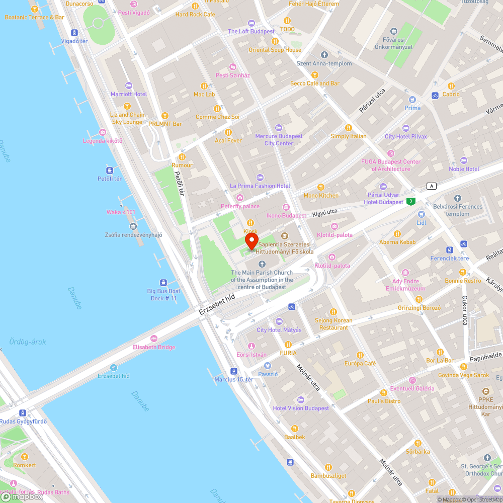 Beszakadt út! bejelentés helye