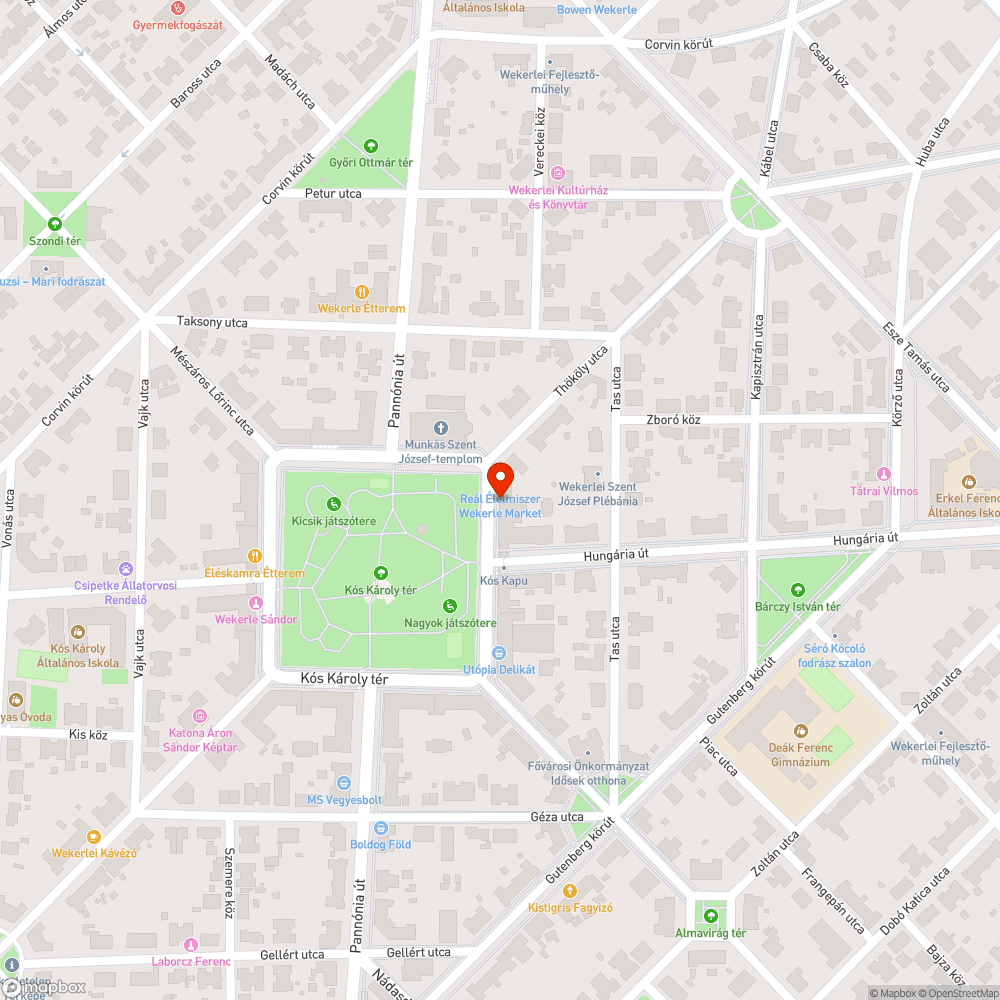 Eldugult vízelvezető bejelentés helye