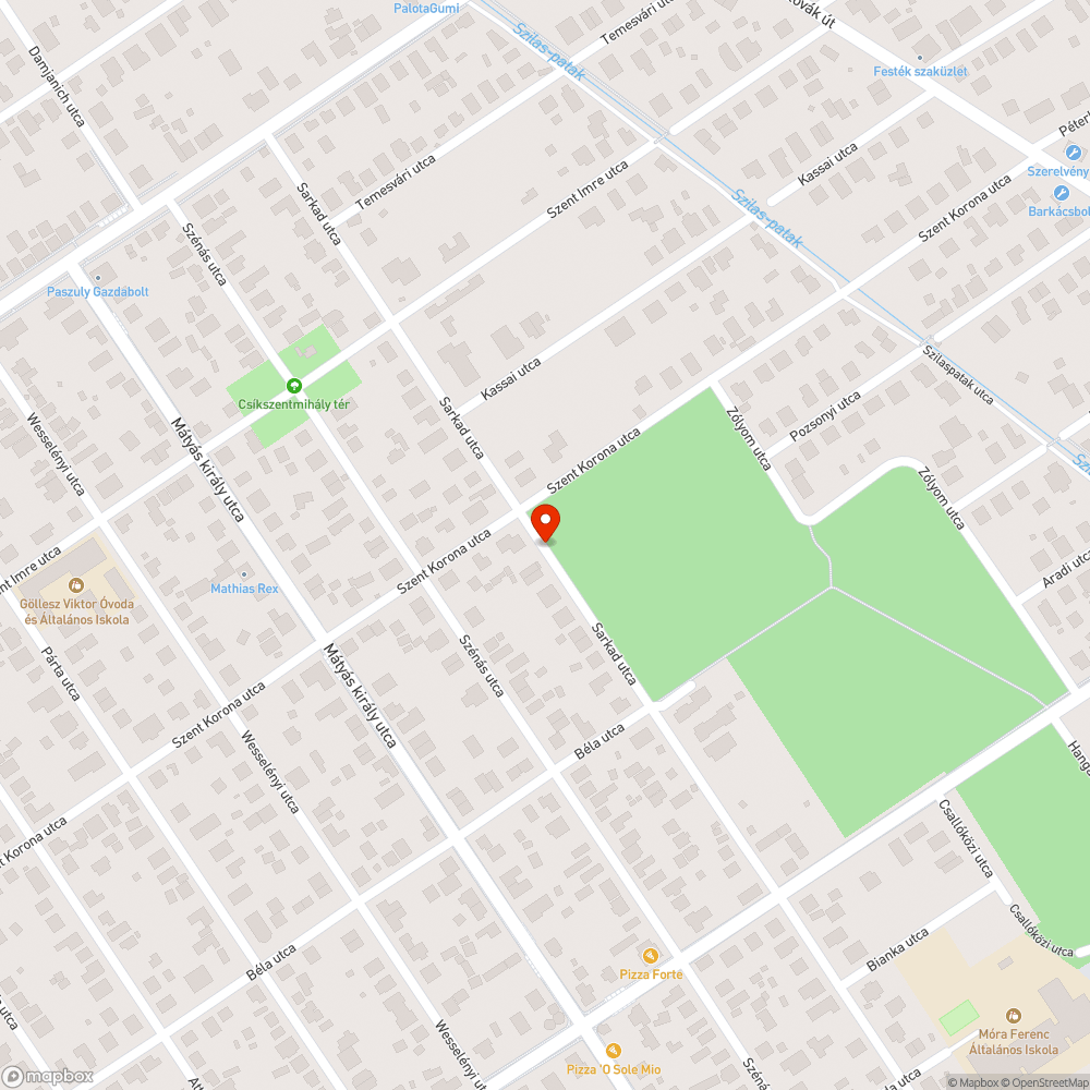 Graffiti bejelentés helye