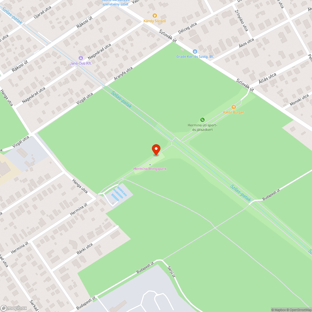 Elhasználódott dirt bike pálya bejelentés helye