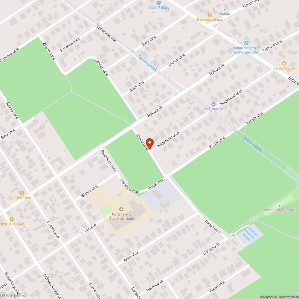 Rozsdás torzó bejelentés helye