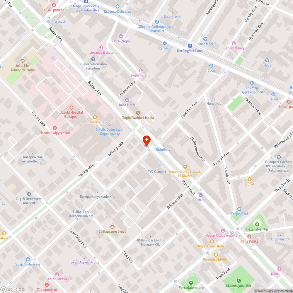 Elhagyott autó bejelentés helye