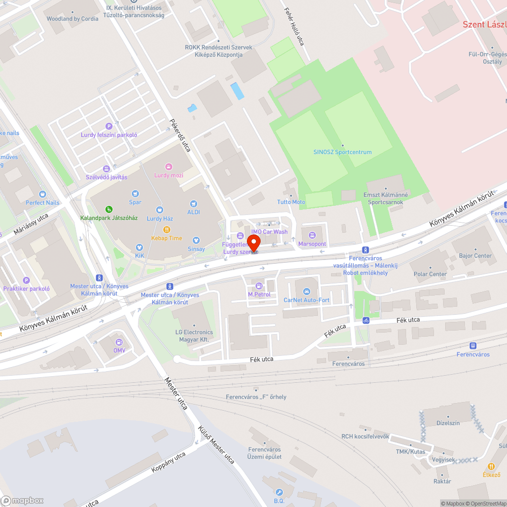 Félredobott szegélykövek bejelentés helye