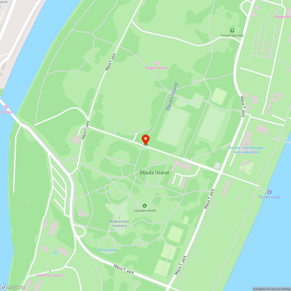 Óbudai-szigeten teljesen rendezetlen a forgalmi rend bejelentés helye