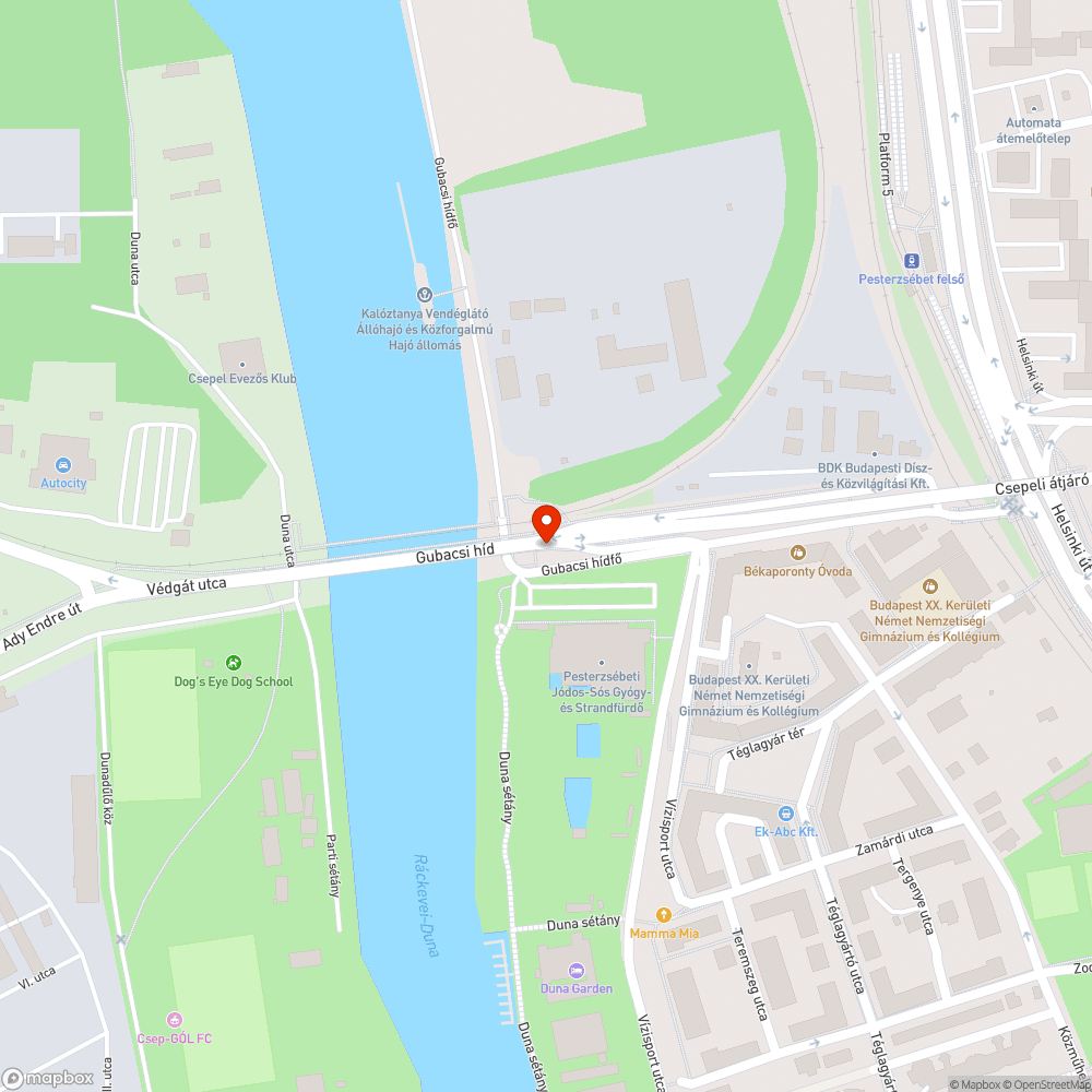 Üdvözöljük/Viszontlátásra Pesterzsébeten bejelentés helye