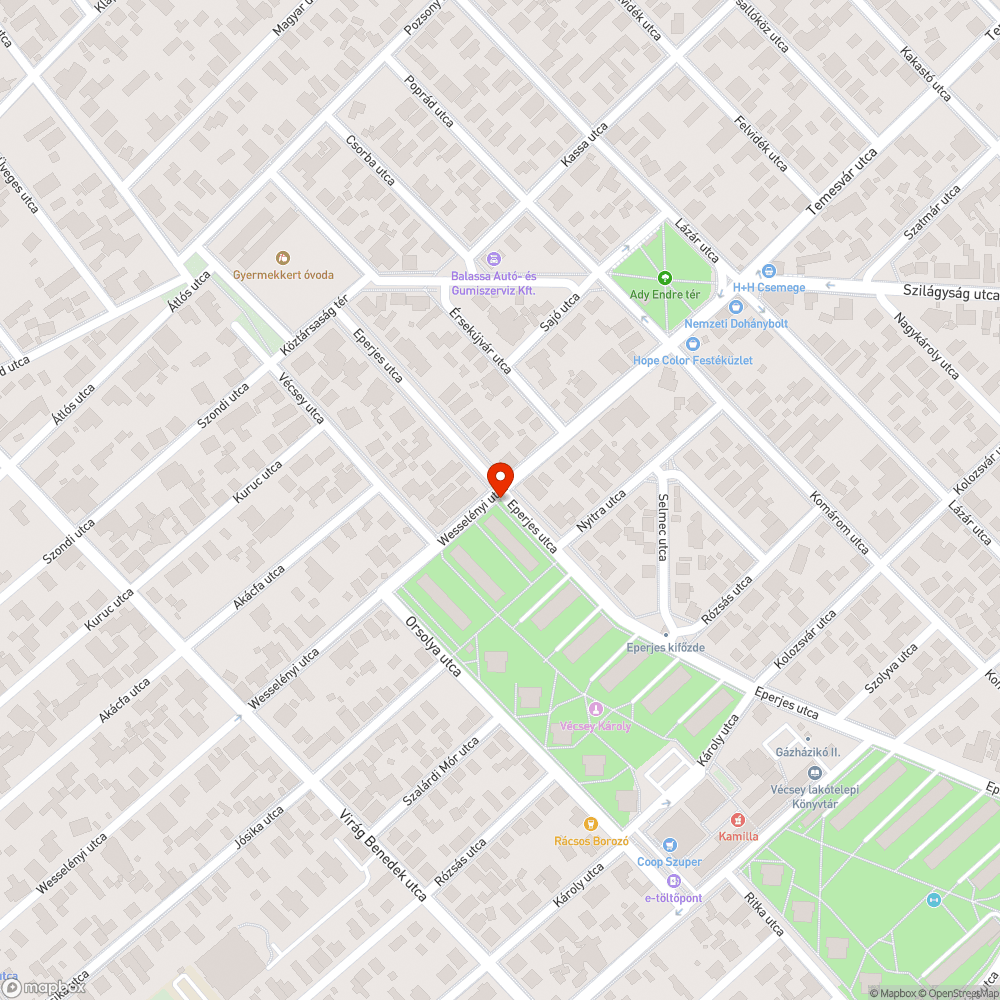 Elhanyagolt postaláda bejelentés helye