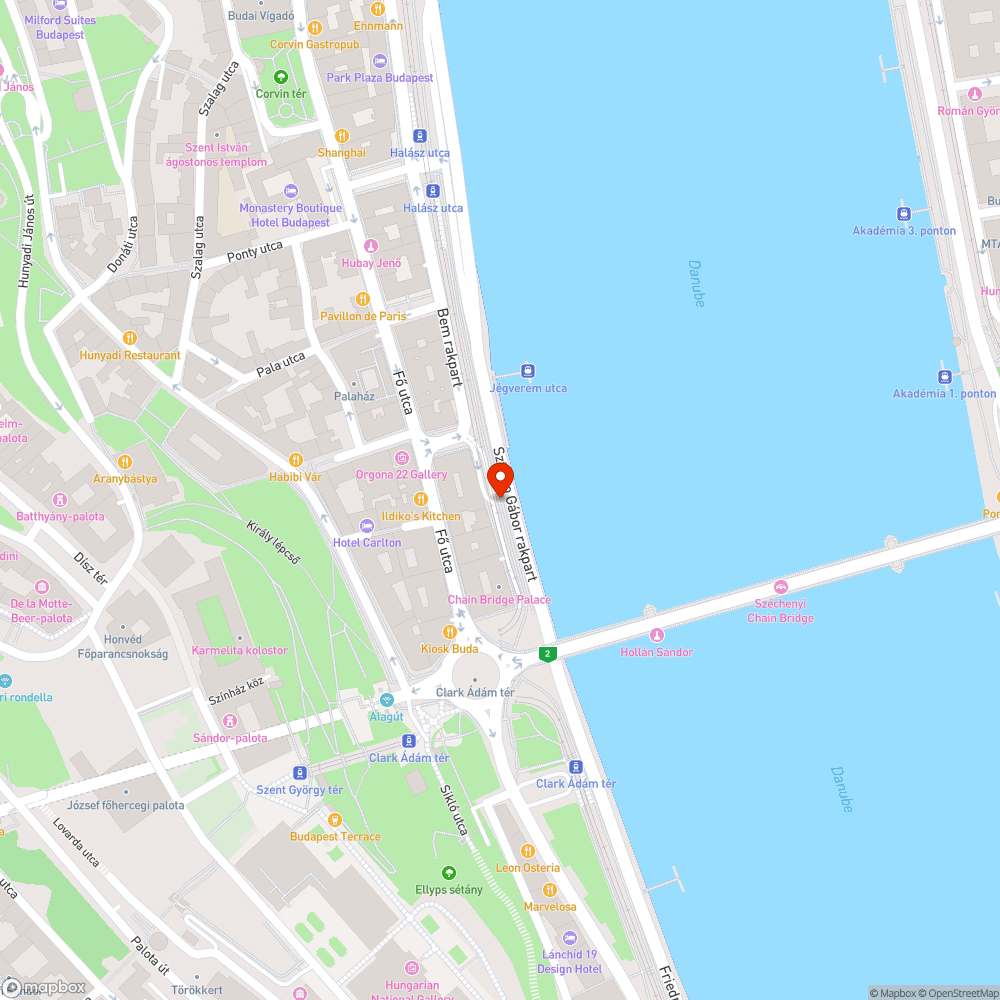 Kidőlt közműdoboz a Lánchídnál bejelentés helye