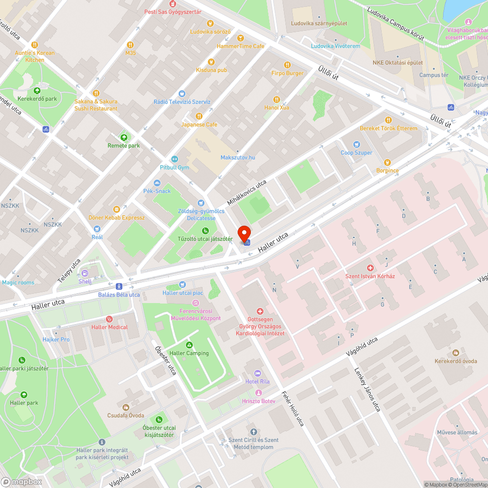 Régi zöldhulladék a Halleren bejelentés helye