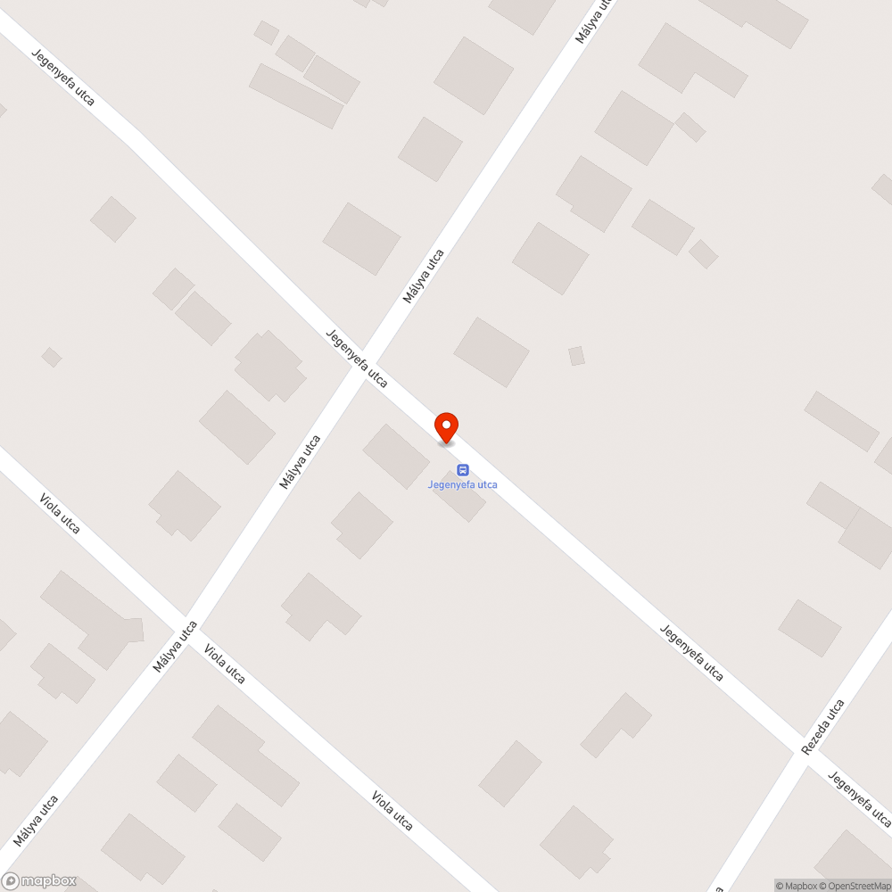 Balesetveszélyes buszváró a Jegenyefa utcában bejelentés helye