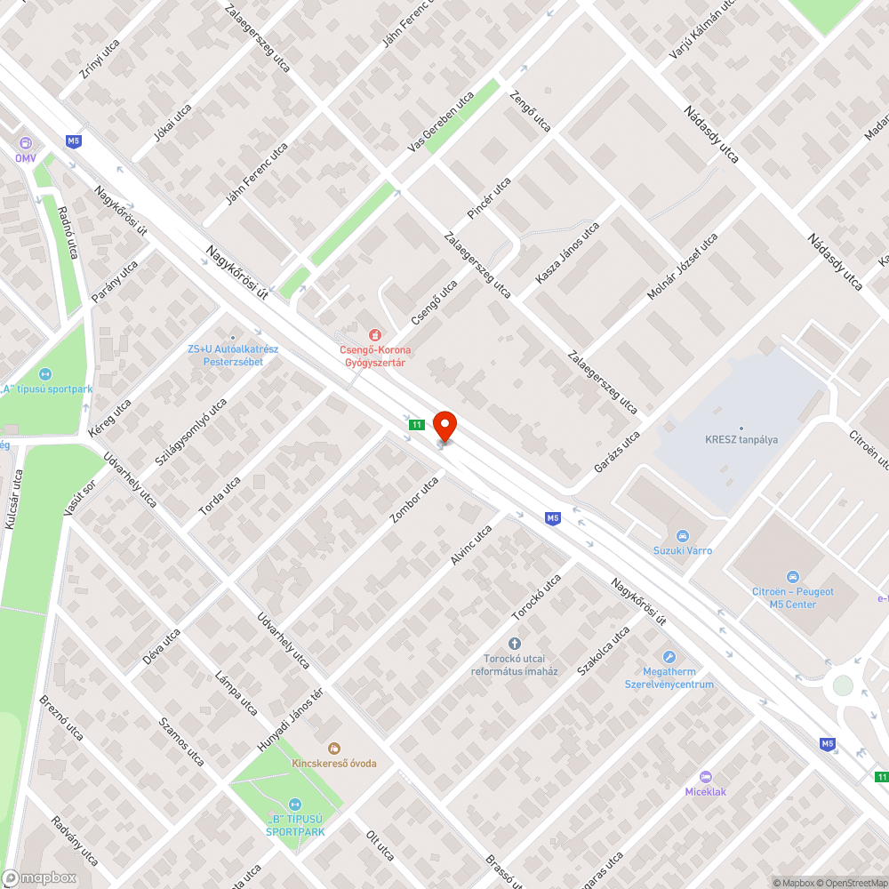 Víznyelő, és a csatornafedlap környéke tönkrement. bejelentés helye