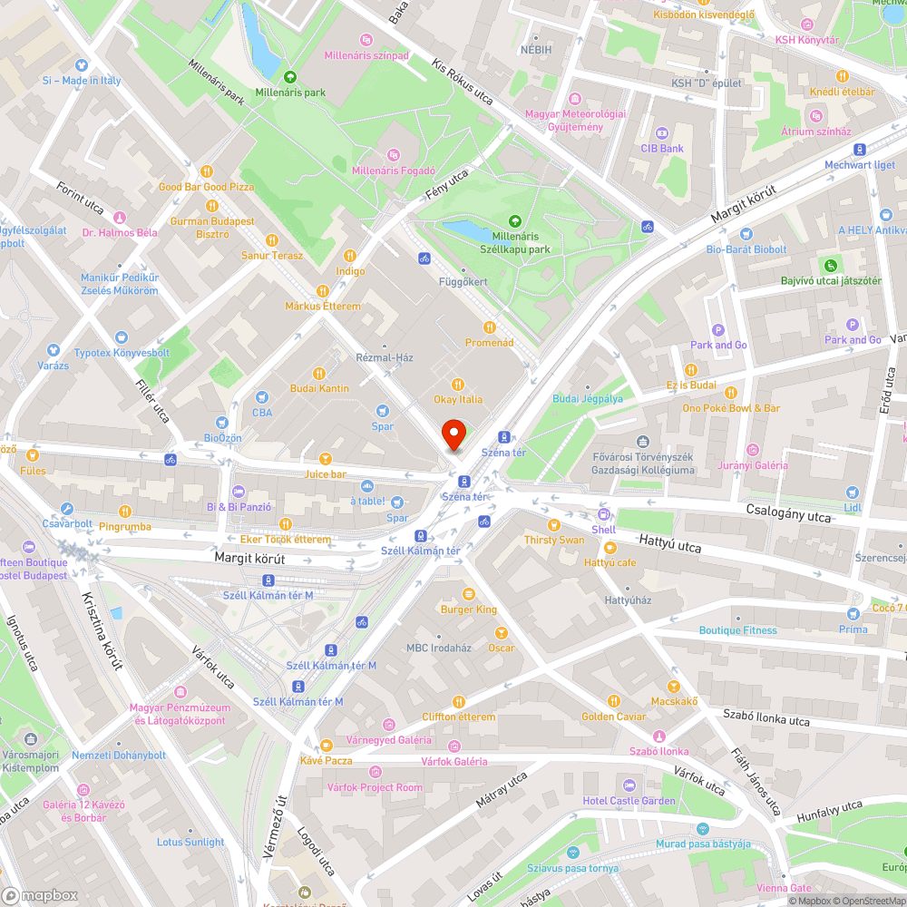 Nagyobb kátyú a keréknyomban bejelentés helye