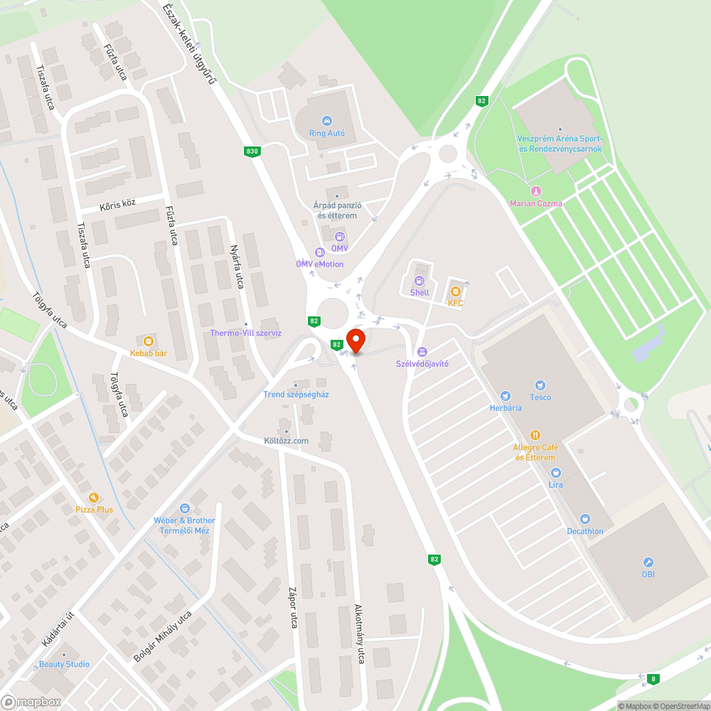 Tesco és Aréna kerékpárút aluljárók vízel(be?)vezetése bejelentés helye