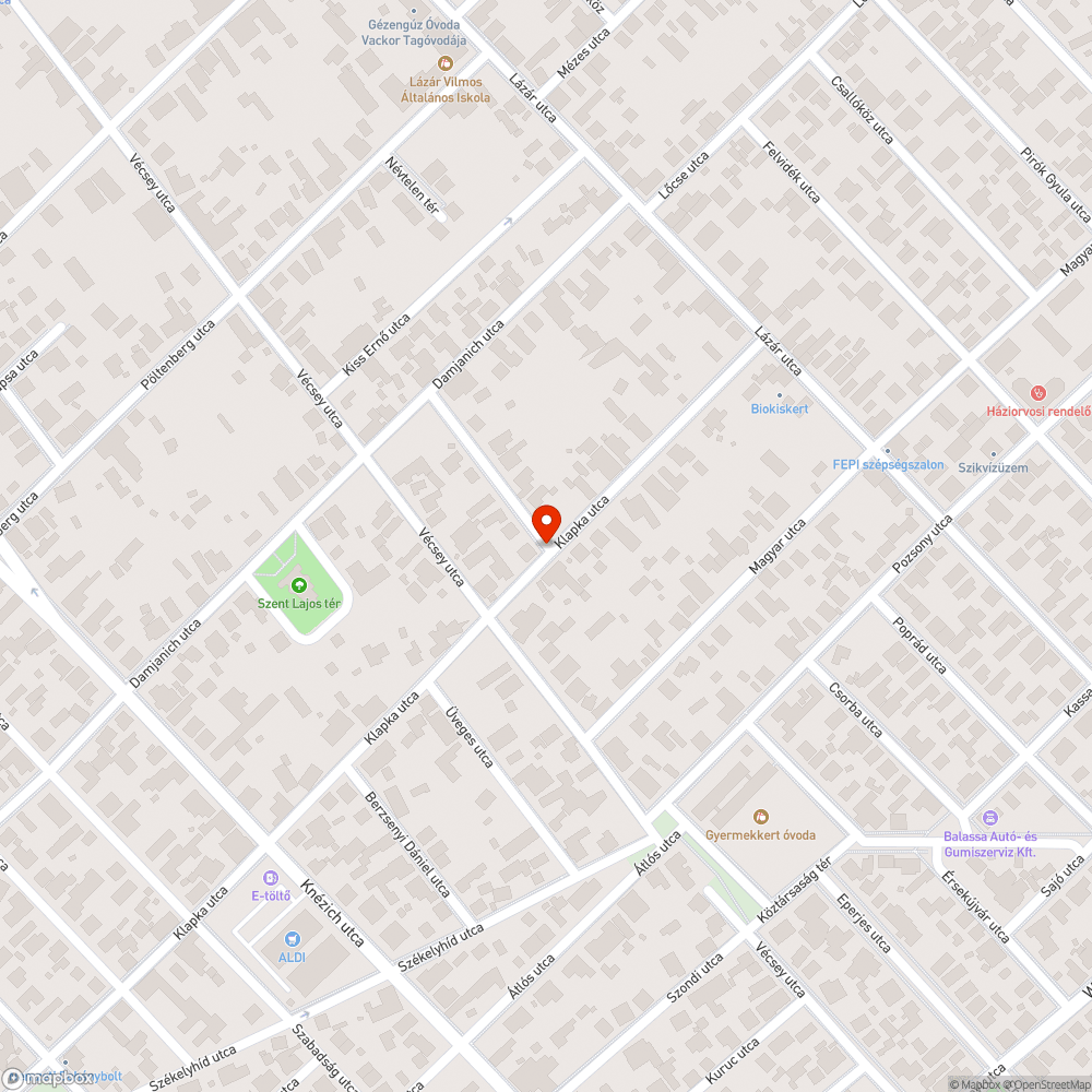 Hiányzó utcanévtáblák bejelentés helye