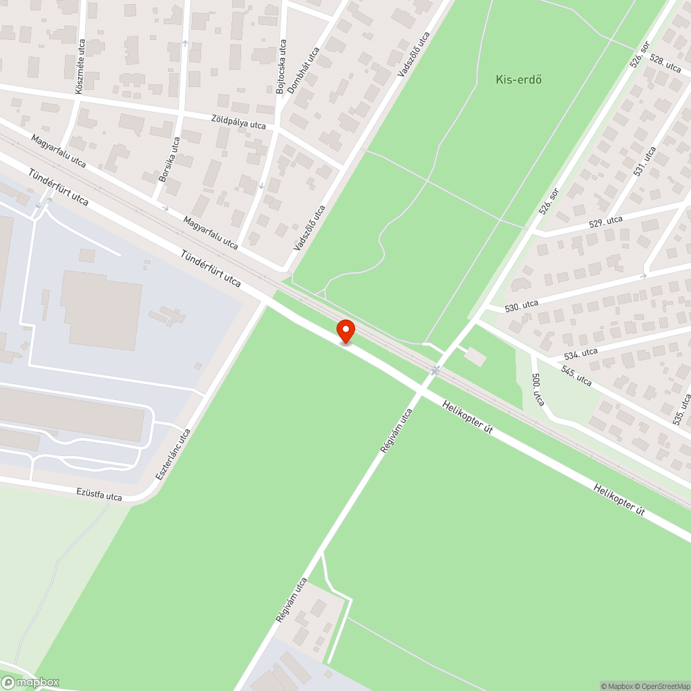 Hiányzó járda bejelentés helye