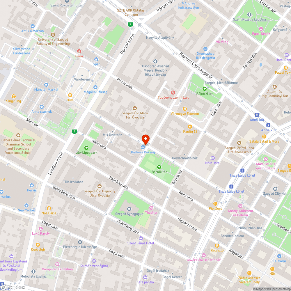 Mozgó és hangos víznyelő bejelentés helye