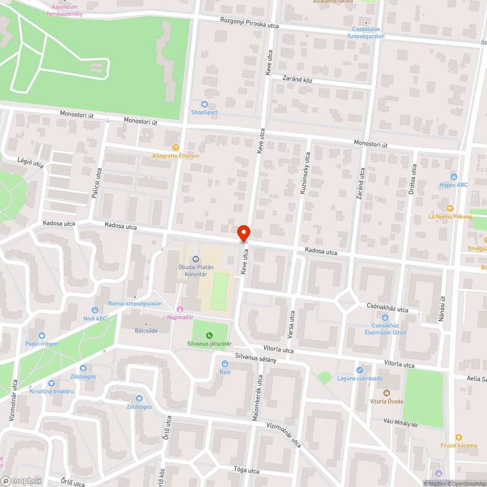 Szemetét a Kadosa u. - Keve u. sarkán bejelentés helye