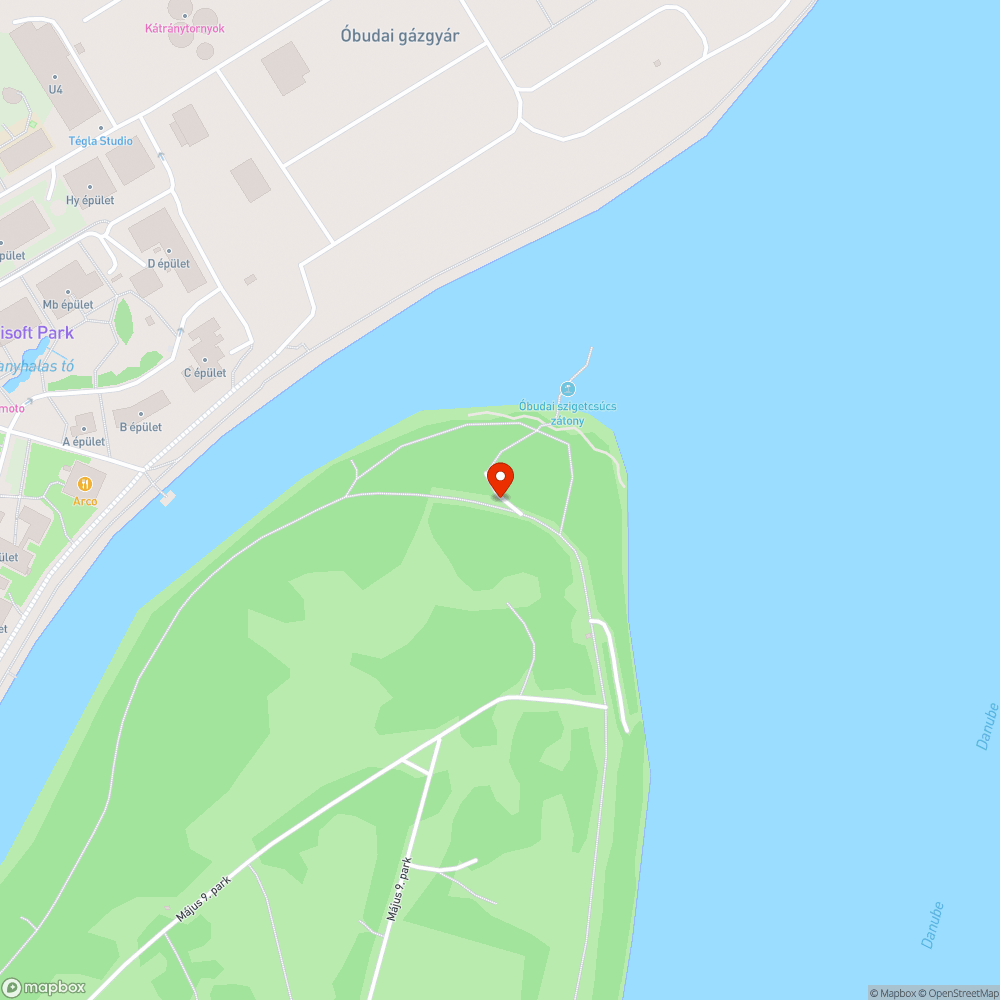 Illegális parkolás és szemetelés a Hajógyári sziget csúcsán bejelentés helye