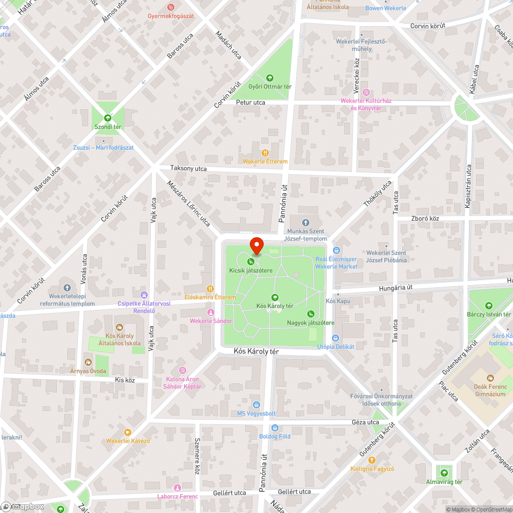 Balesetveszélyes rács bejelentés helye