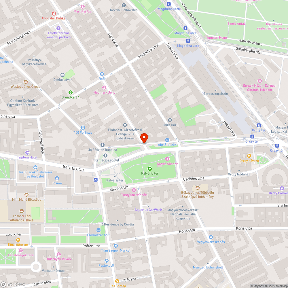 Hetek óta meg nem javított kátyú bejelentés helye