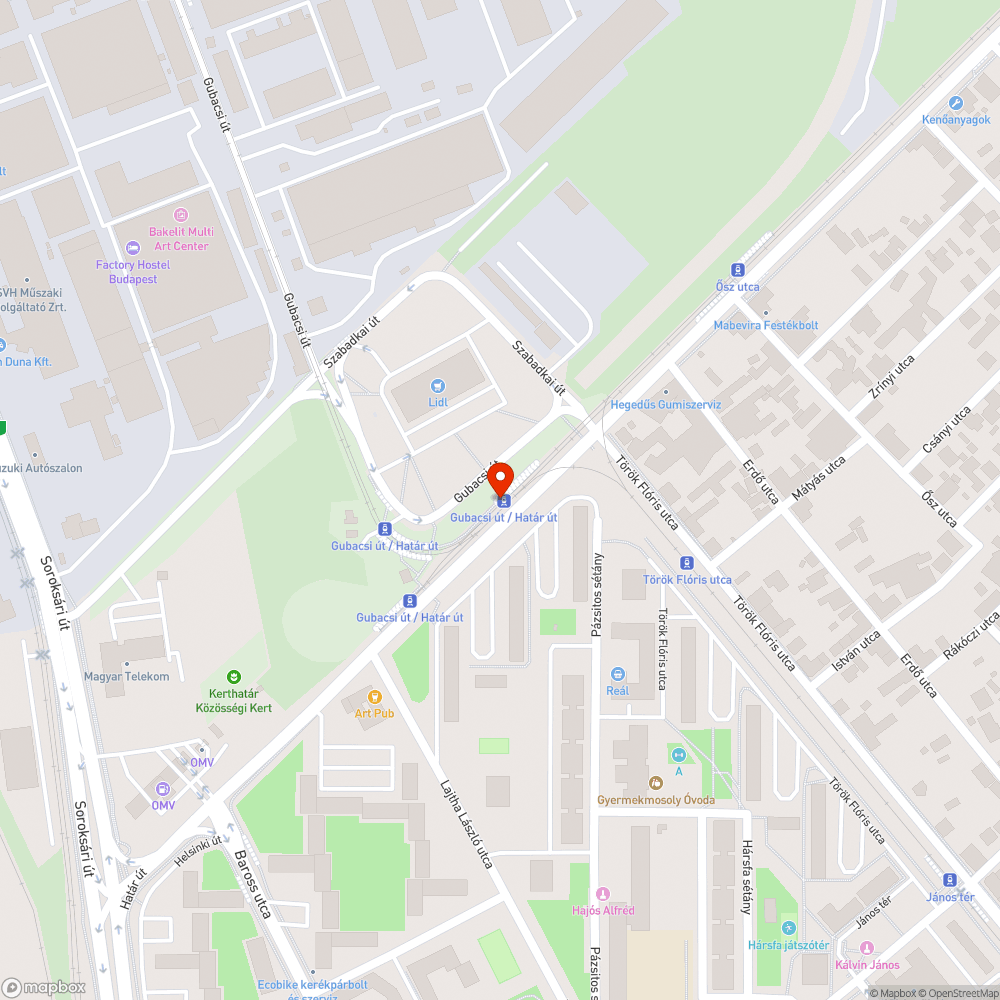 Graffitis tábla bejelentés helye