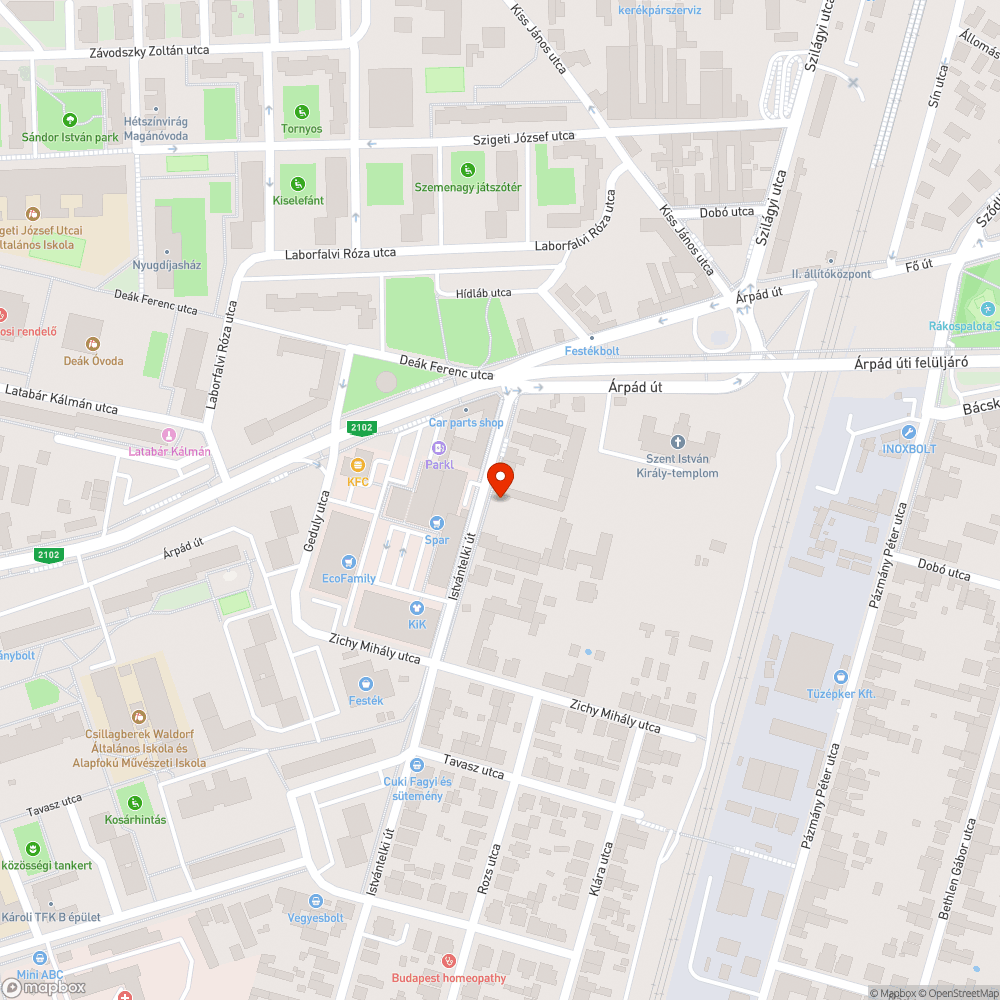 Elszáradt faágak eltávolítása bejelentés helye