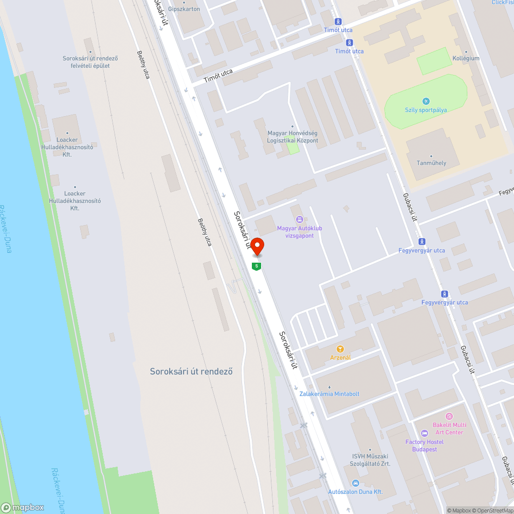 Bokros megálló bejelentés helye