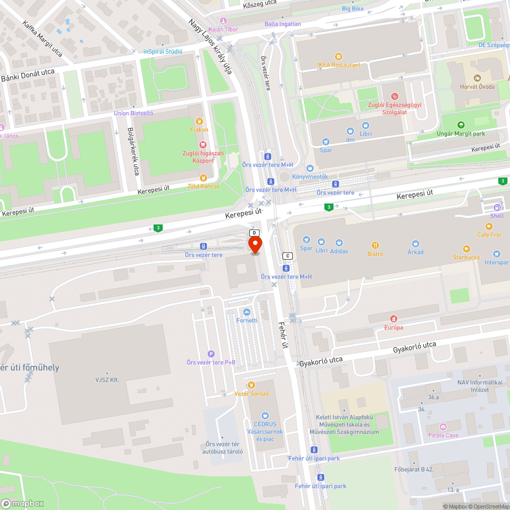 Tócsa bejelentés helye