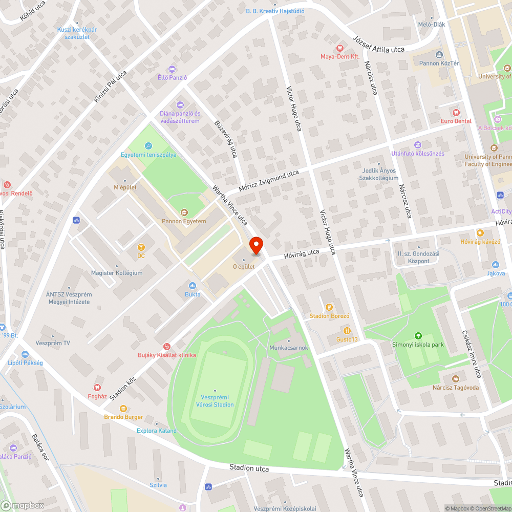 Virágláda a bicikliúton bejelentés helye