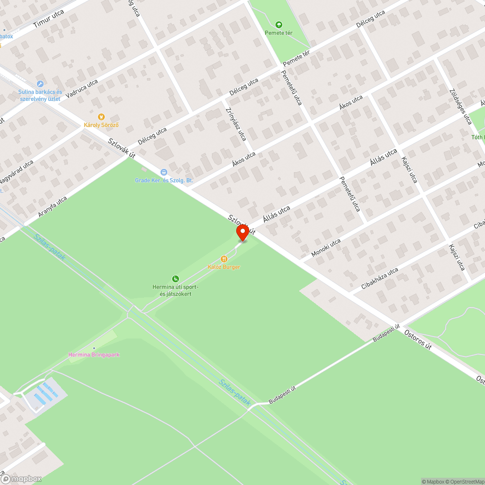 Hiányzó fa bejelentés helye