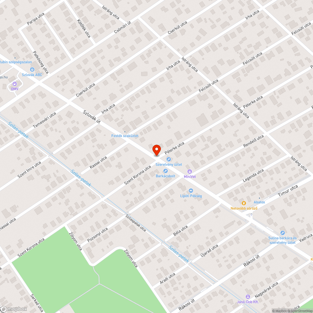 Összegraffitizett elektromos szekrény bejelentés helye