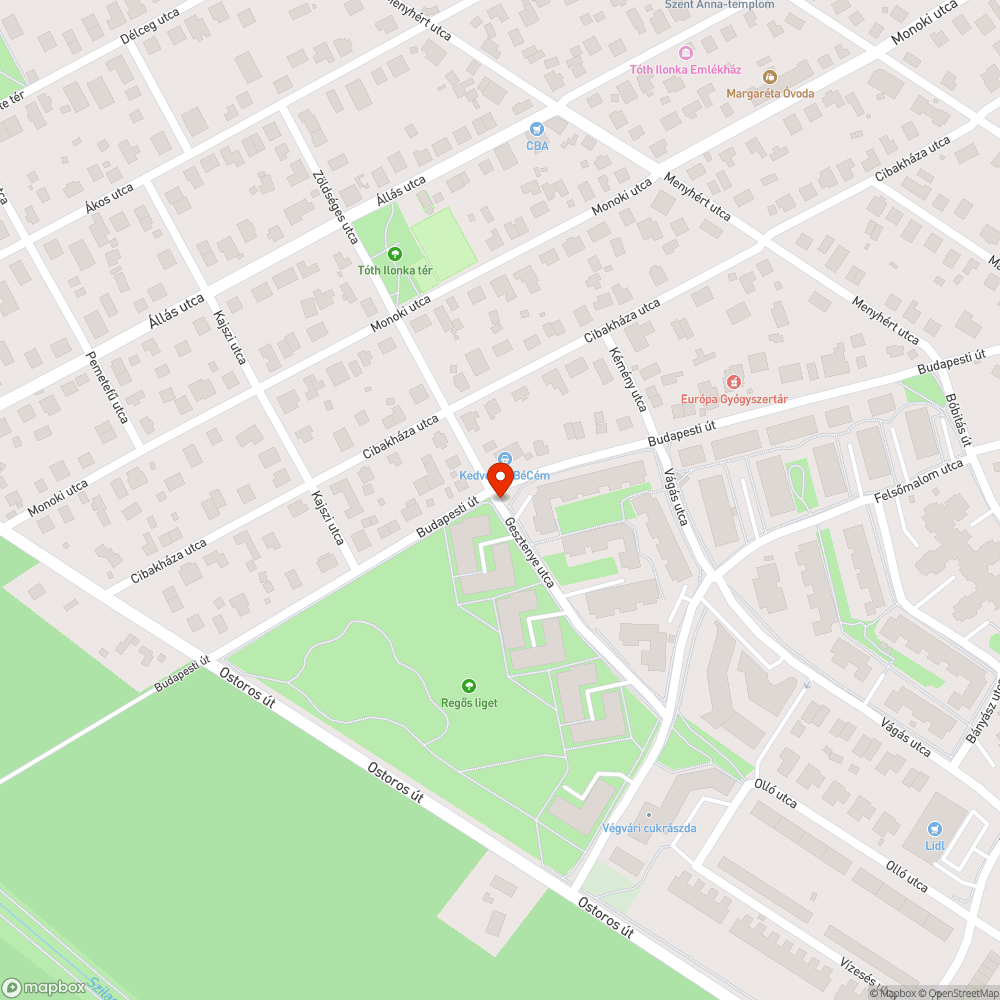 Régi zöldhulladék bejelentés helye