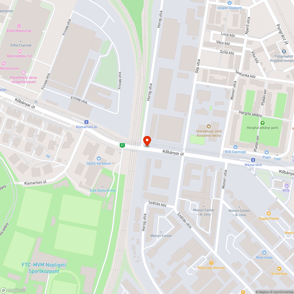 Szemét bejelentés helye