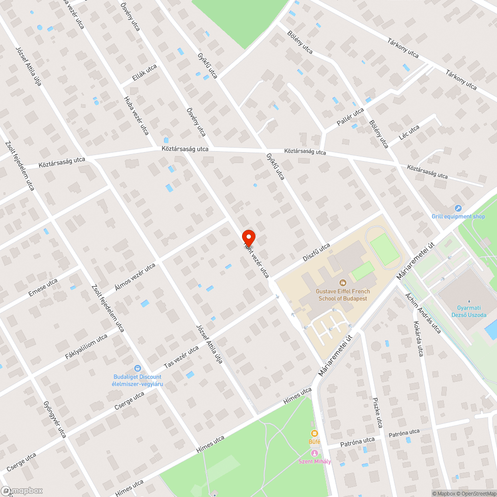 Beszakadt úttest bejelentés helye