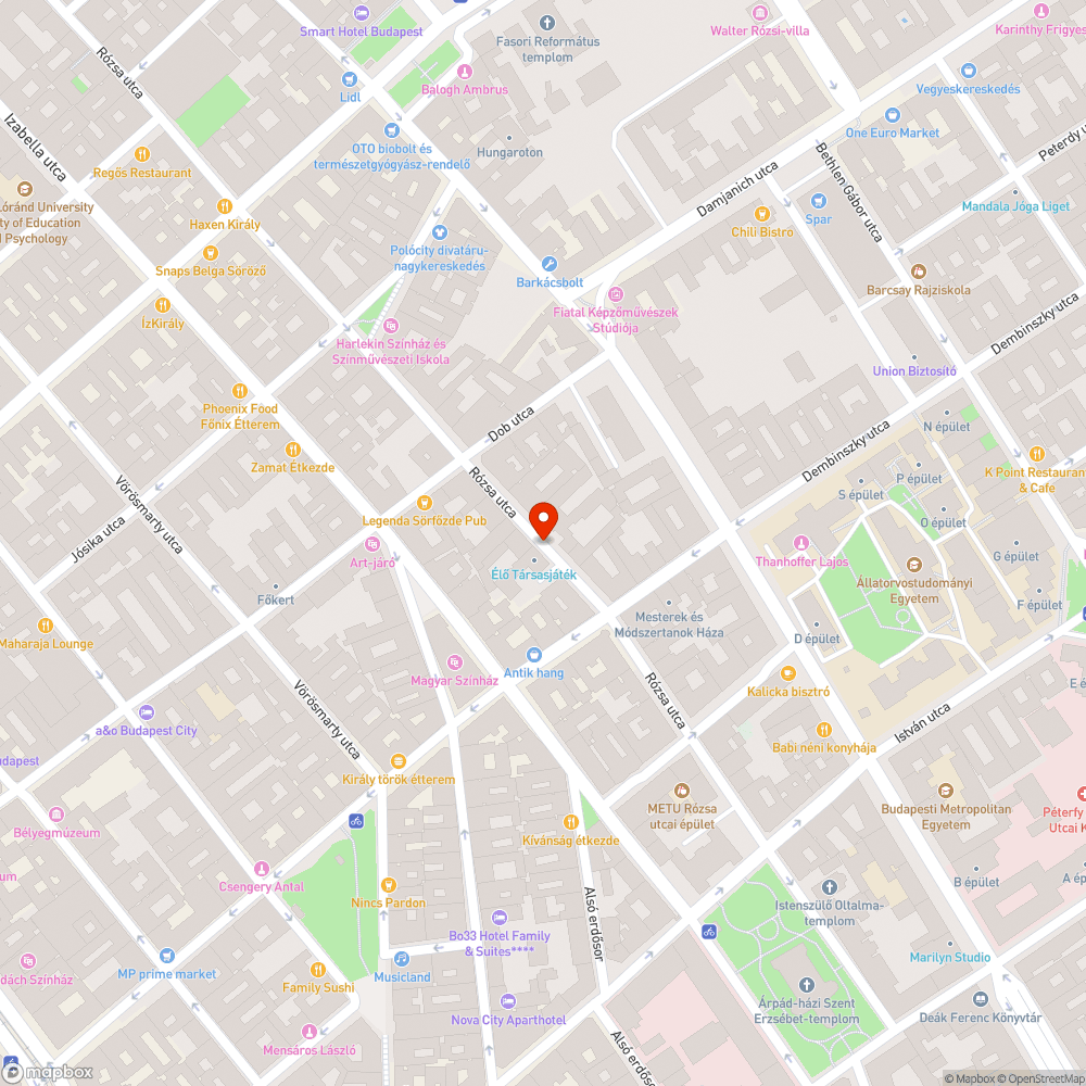 Matricák lekoptak Rózsa utca teljes hosszában bejelentés helye