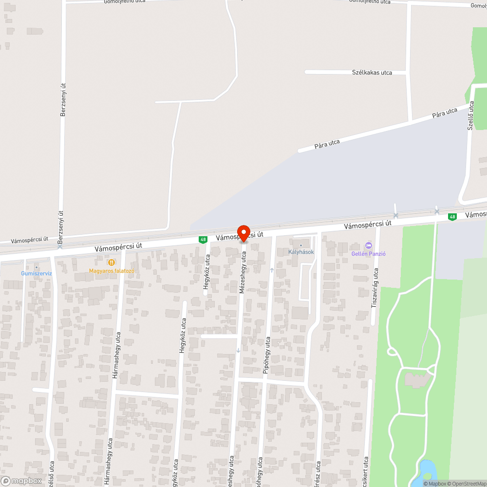 Debrecen, Mézeshegy utca veszélyes kikanyarodás, járhatatlan út bejelentés helye