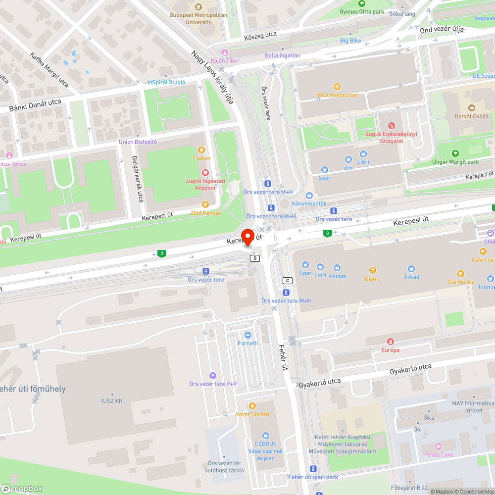 Matricás tábla bejelentés helye