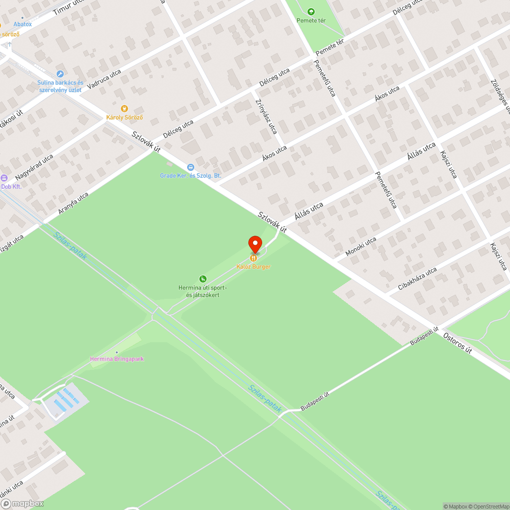 Megsüllyedt járda bejelentés helye