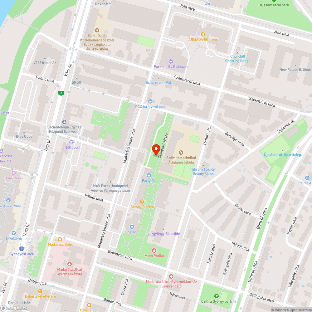 Csordogáló kút a játszótéren bejelentés helye