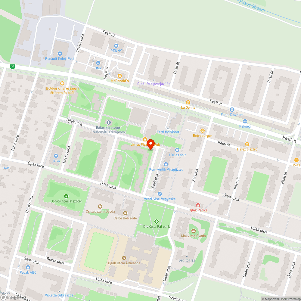 Alacsonyan lógó faágak bejelentés helye