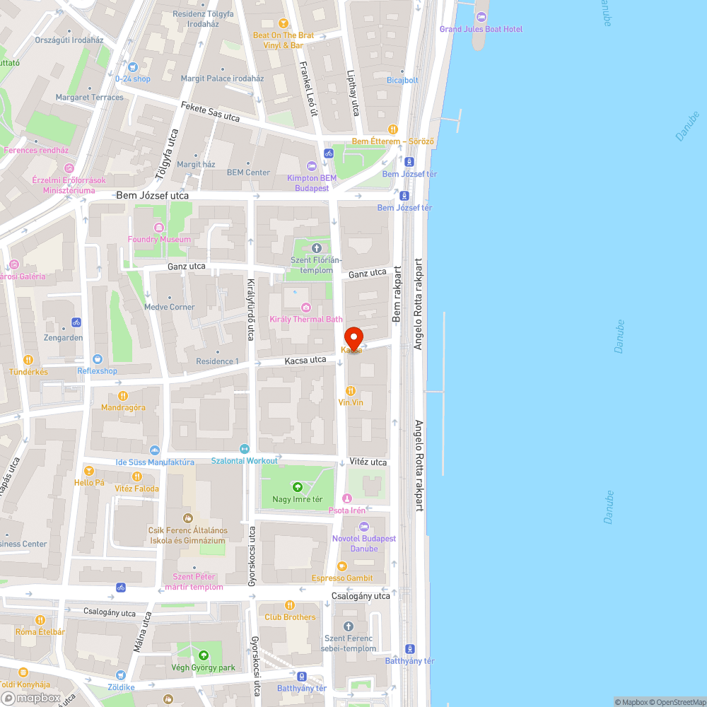 Megdőlt poller bejelentés helye