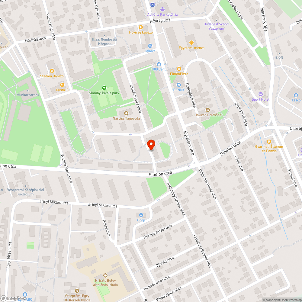 Kidöntött "Kerékpárút" tábla bejelentés helye