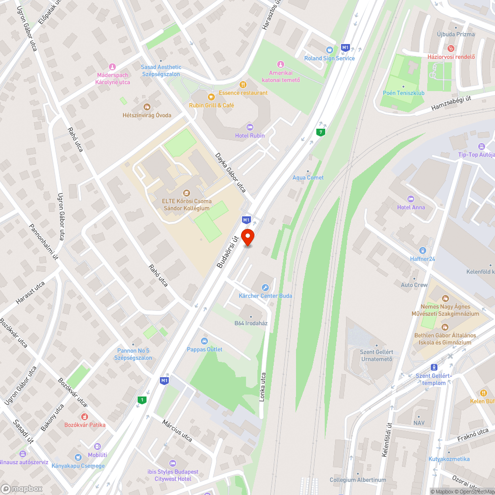 Szemetes, gazos buszmegálló bejelentés helye