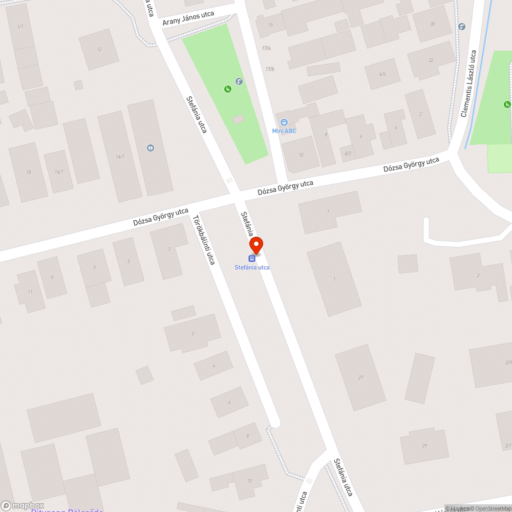 elhagyott autó bejelentés helye