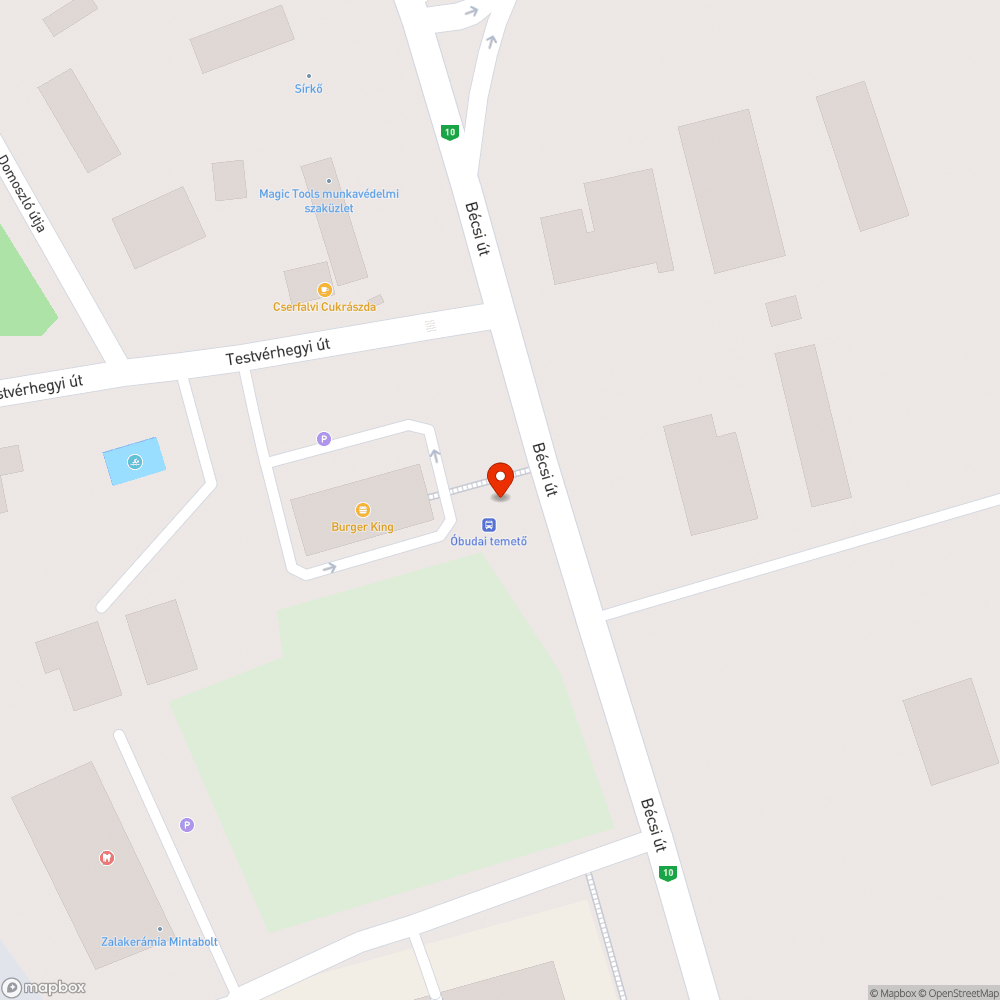 Utasváró üvege összetört bejelentés helye