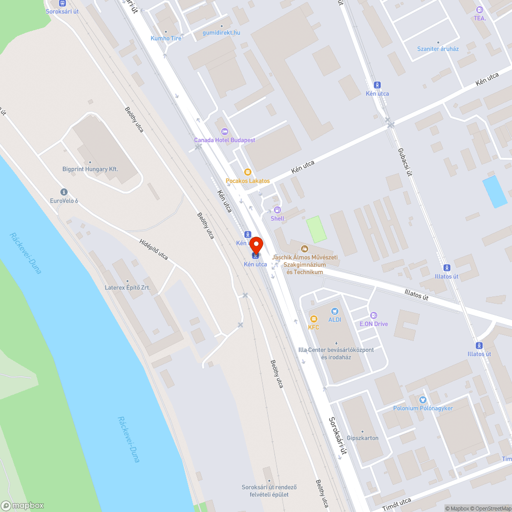 Graffitis váró bejelentés helye