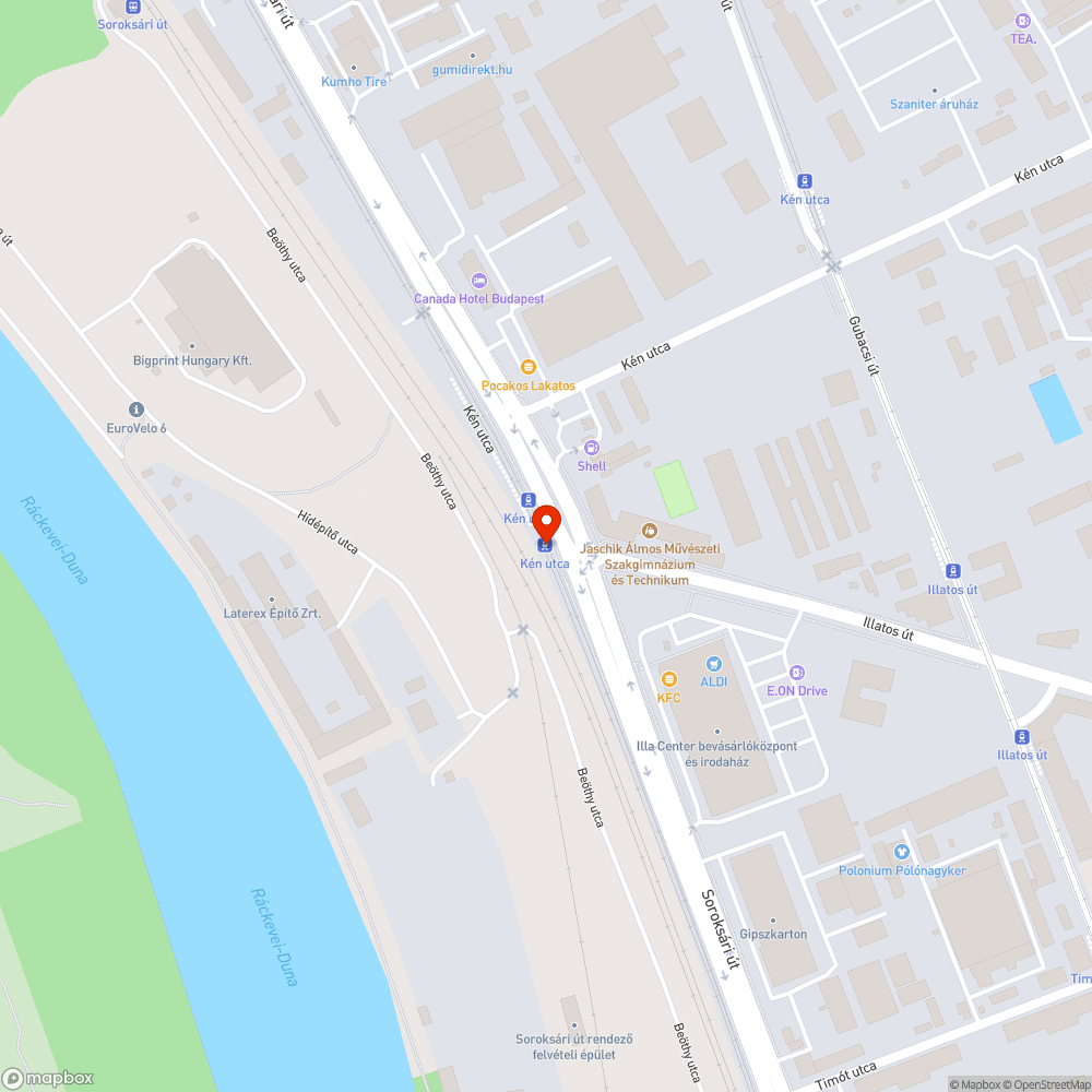 Lyuk bejelentés helye